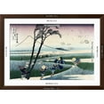 thumbnail image 5 of Art.com Ejiri in Suruga Province Art Print by Katsushika Hokusai, Brown Frame Wall Art, 44" x 32", 5 of 5
