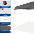 thumbnail image 6 of Abba Patio 10'x 10' Slant Leg Outdoor Pop Up Canopy w/ Carry Bag, Dark Grey, 6 of 7