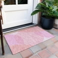 thumbnail image 6 of Addison Rugs Chantille Indoor/Outdoor Transitional Geometric, Abstract Pink Washable Rectangle Rug, 1'8" x 2'6", 6 of 6