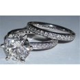 thumbnail image 1 of 5 Carat Diamond Engagement Wedding & Solitaire Ring & Band Set, 1 of 1