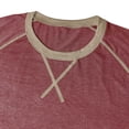 thumbnail image 7 of Cmfcve Men's Crew Neck Raglan Long Sleeve Tops Casual Loose Fit Athletic T-Shirt Fall Workout Running Pullover Shirts, 7 of 7