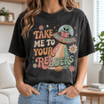 thumbnail image 2 of Back To School Shirt, Take Me To Your Readers Tee, Alien Book Lover Shirt, Librarian Gift, Teacher Appreciation Outfit, 2 of 10