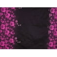 thumbnail image 2 of Zelouf Sochi Floral Jacquard  , Sewing, DIY, Crafts Fabric by the Yard, Black/orchid, 3 Yard, 2 of 2