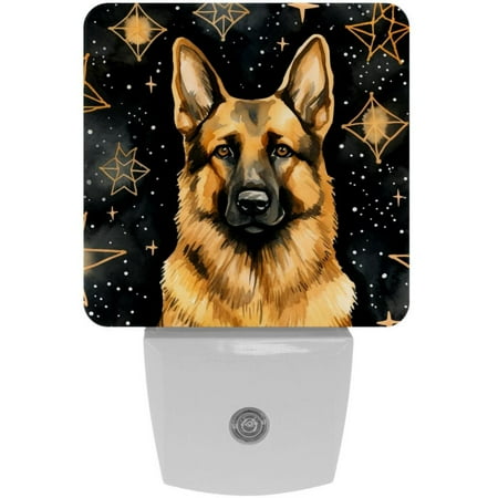 

Sheepdog LED Square Night Lights - Bedside Lighting Solution for a Soothing Ambience in Any Room - Energy Efficient and Sleek Design - Set of 2
