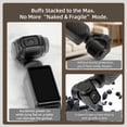 thumbnail image 5 of Snap-On Protective Case for DJI Osmo Pocket 4 / Pocket 3, Flexible Gimbal Protection Cover with Suspended Design, Lightweight Travel Case, 5 of 20