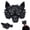 Style A, variant on bldnkj 10.2 in Style B Werewolf Head Soft Mask Halloween Costume Mask
