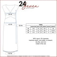 thumbnail image 4 of 24seven Comfort Apparel Plus Size Empire Waist V Neck Maxi Dress, 4 of 4