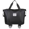 thumbnail image 1 of Bolso impermeable de gran capacidad para hombre y mujer, bolsa deportiva de nailon para gimnasio, con 4 ruedas, resistente al agua, novedad, 1 of 4