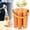Orange, variant on 10×9 Long Strip Ice Stick Mold, Easy Release Ice Wine Tray for Bartenders Home Parties, Slim Ice Maker Fits Juice & Beverage Bottles-Green