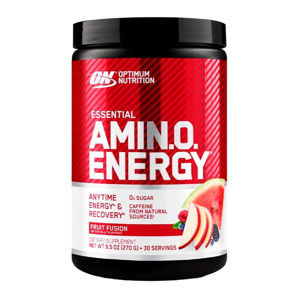 Suplemento Optimum Nutrition Essential Amino Energy 270g Sabor Uva Sabor Fruit Fusion