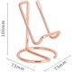 thumbnail image 2 of Soporte para teléfono ZHAOCHENG hierro forjado ajustable oro rosa, 2 of 5