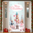 thumbnail image 2 of Decorative Design Merry Christmas Banner Nutcracker Theme Cartoon Characters Christmas Celebration for Holiday Party Indoor Decoration Special Events, 2 of 9