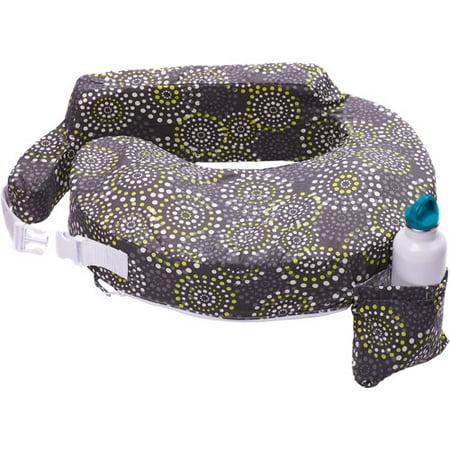 My Brest Friend Original Nursing Pillow, Grey & Yellow