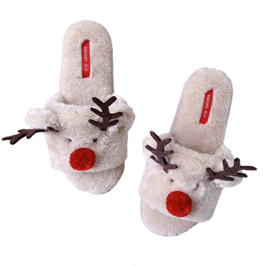 cute christmas slippers