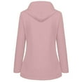 thumbnail image 2 of KBODIU Women's Raincoats Windbreaker Rain Jacket Waterproof Lightweight Outdoor Hooded Trench Coats Plus Size Waterproof Rain Jacket for Hiking Travel and Running Pink XXL, 2 of 4