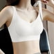 thumbnail image 2 of Brasieres de Mujer Sujetador Push up de Látex sin Costuras para Mujer, Talla Pequeña, Talla Grande, con Tiras de Gelatina, Soporte Suave, Cómodo, Malla Transpirable, Copa Fija. Extra Grande, 2 of 5