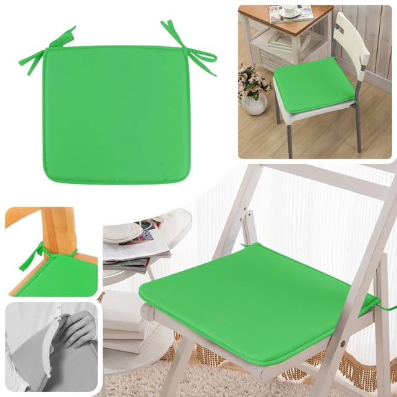 Patio Seat Cushions, 15x15in Outdoor Chair Pads with Ties, Washable Outdoor Chair Cushions for Patio Dining & Garden
