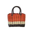 thumbnail image 2 of Hand Woven Plastic Storage Basket with Handle for Home, Bathroom, and Shopping – Portable, Lightweight, Waterproof Organizer, 2 of 6