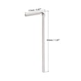 thumbnail image 2 of Unique Bargains 2mm  Hex Key Wrench, L Shaped Long Arm CR-V Repairing Tool 10 Pack, 2 of 5