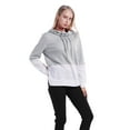 thumbnail image 2 of EFINNY Women's Pullover Hoodie Sweatshirts Casual Tops Long Sleeve Color Block Patchwork Pullover Sweatshirt Knit Tops, 2 of 6
