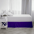thumbnail image 4 of EASYCOT 800 Thread Count 100% Egyptian Cotton Hotel Quality Luxurious Box Pleated Bed Skirt Easy Fit with&nbsp;16" Drop Length ( Purple , King ), 4 of 6
