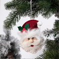 thumbnail image 5 of Christmas Decoration Santa Claus Figure Pendant (3 Styles) 6 Pcs Bd, 5 of 5