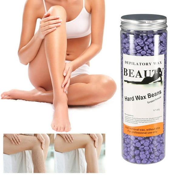Hard Wax Beads For Hair Removal Brazilian Wax Beads Sensitive Skin Wax Beans Facial Eyebrows Back Chest Leg At Home Pearl Wax Beads 400G, Hair Remover