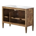 thumbnail image 5 of Modway Elysian 48" Single Sink Wood Bathroom Vanity in White/Brown, 5 of 17