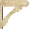 thumbnail image 3 of Ekena Millwork 8"W x 26"D x 26"H Olympic Rough Sawn Craftsman Outlooker, Douglas Fir, 3 of 4