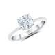 thumbnail image 4 of JeenMata Anillo de Compromiso Solitario de Moissanita de Talla Cojín de 1 Quilate en Oro Blanco de 10 K, 4 of 5