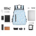 thumbnail image 4 of Honeii Rabbit And Bird Print Lightweight Backpacks,Carry on Backpack,Durable Backpack for School, Work & Travel, 4 of 7