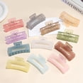 thumbnail image 2 of 4.1 Inch Large Jumbo Jaw Square Clips for Thick Hair - 12 Pcs Bulk Hair Accessories for Women and Girls - Ice Cream, 2 of 14