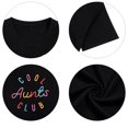 thumbnail image 7 of VILOVE Women Aunt Shirt Oversize Cool Aunts Club T-Shirt Auntie Letter Print Shirt Cute Tee Tops, 7 of 7