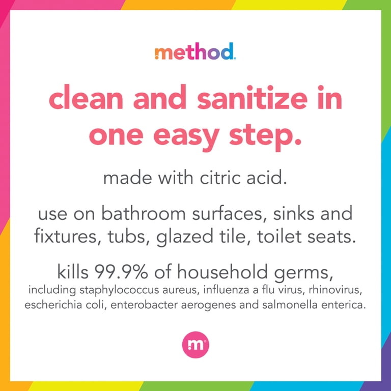 Method Antibacterial Bathroom Cleaner Spearmint 4-Pack photo 4