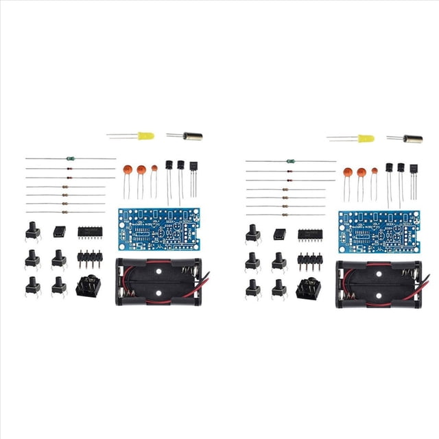 2X RDA5807 Kits Electrónicos de Bricolaje Módulo Receptor de Radio FM Estéreo Inalámbrico PCB 76MHz-108MHz DC 1.8V-3.6V