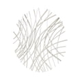 thumbnail image 3 of Eleni Large Abstract Wall Decor - Silver, 3 of 4
