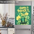 thumbnail image 4 of Haosy Dishwasher Magnet Cover Magnetic Fridge Door Cover Home Kitchen Decor St. Patrick's Day Hat 23"x 26", 4 of 6
