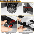 thumbnail image 2 of Swayvoo Stainless Steel Mandoline Slicer Vegetable Chopper Potato Slicer, 2 of 7