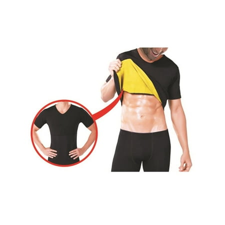 Men's Hot Sweat Neoprene Vest Sweat Shirt Body Slimming Shaper Weight Loss Corset for Sauna Gym