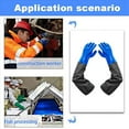 thumbnail image 3 of 4x Guantes Largos de Goma, Guantes Impermeables Largos y Guantes Impermeables de Alta Resistencia para Trabajos Nocivos y ÁCidos, 3 of 5
