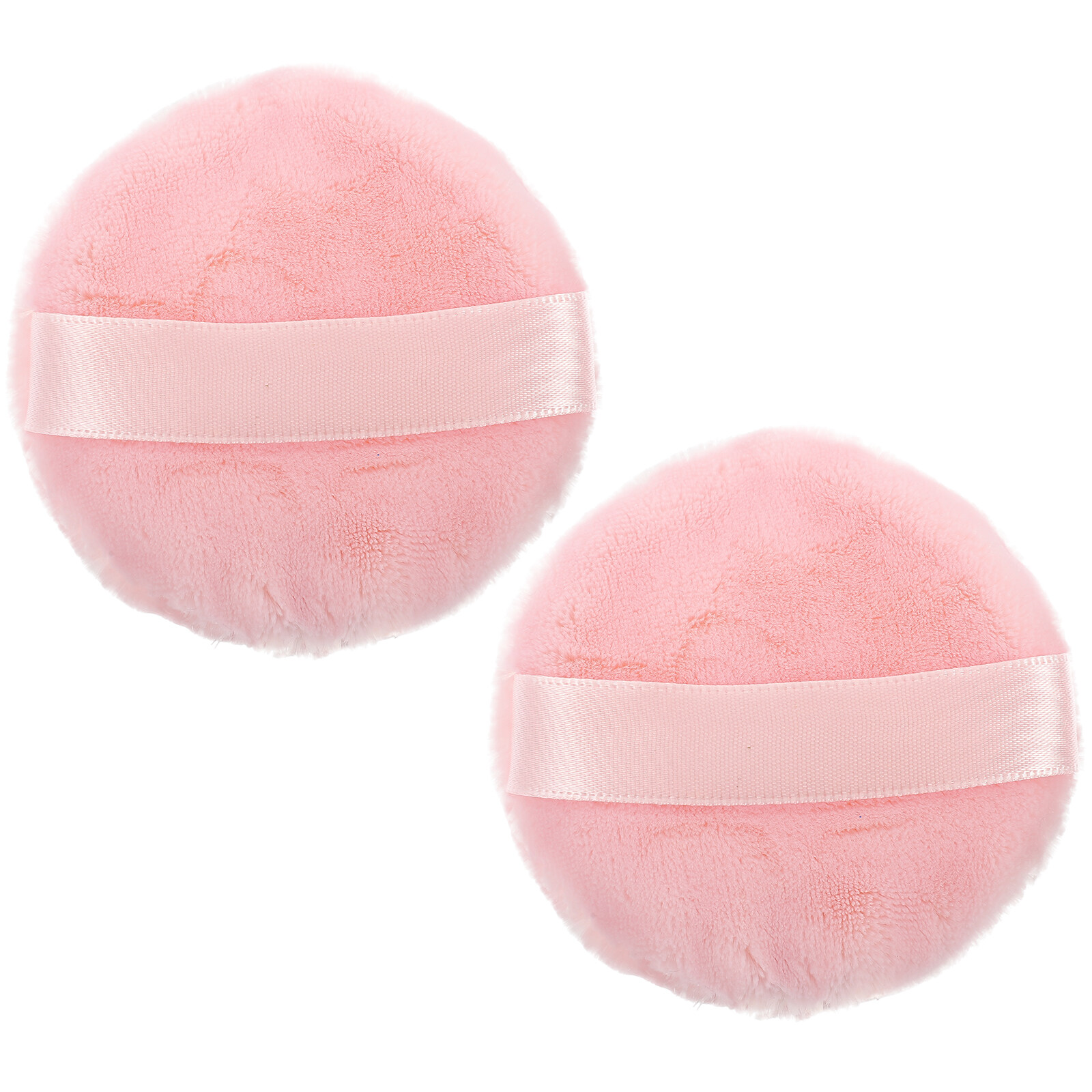 2 pcs Makeup Powder Puffs Washable Powder Puff Furry Powder Puffs