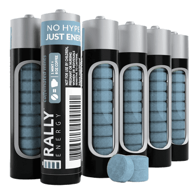 Single Candy.com Rally Energy Cinnamon Caffeinated Mint Candy, 60 mg Caffeine, Sugar ...