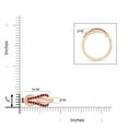 thumbnail image 4 of ANGARA Natural Encrusted Ruby Infinity Love Knot Ring in 14K Rose Gold for Women (Size-1.3mm) | July Birthstone, Birthday, Anniversary, Jewelry Gift for Women | Natural Ruby Ring, 4 of 8