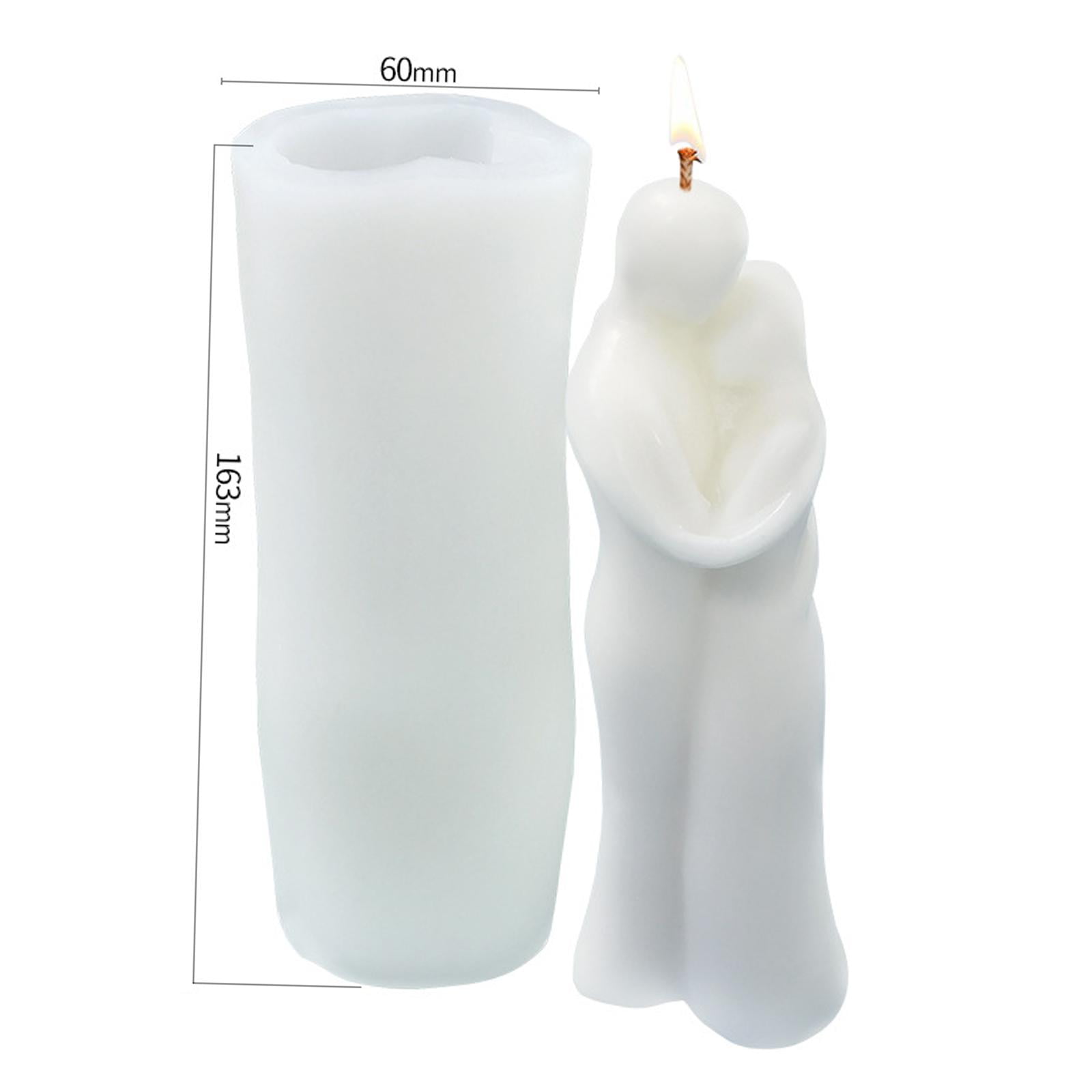 Silicone Candle Valentine Gifts Ornaments crafts Human Figure Candle for Soap Plaster Candle Making Supplies B