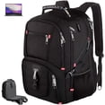 thumbnail image 1 of Mochila de viaje Euphrates para computadora portátil de 17 pulgadas antirrobo con puerto USB 45L, 1 of 6
