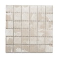 thumbnail image 6 of The Tile Life Cheyenne White Polished Porcelain Grid Mosaic Floor & Wall Tile, 12 x 12 in, 8-Piece, 6 of 7