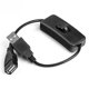 thumbnail image 3 of 4X Cable de Extensión USB Una Macho Una Hembra con Interruptor Encendido / Apagado, 3 of 5