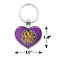 thumbnail image 6 of Willy Wonka and the Chocolate Factory Logo Keychain Heart Love Metal Key Chain Ring, 6 of 8