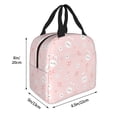 thumbnail image 2 of Gaeub Cute Bunny Premium Insulated Lunch Bag for Men & Women - Waterproof Oxford Cloth with Aluminum Foil Lining, Durable, Lightweight, and Multifunctional for Work, Picnic, and Outdoor Activities, 2 of 5