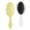 White-36, variant on Ethnic Tribal Hair Brush with Natural Earthy Pattern, Detangler Comb with Soft Bristles, Artistic Nordic Style Brush for Home or Travel
